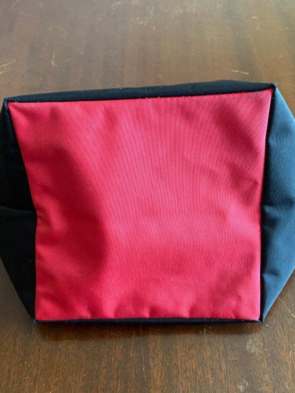 Herve Chapelier Case Black Nylon Red Accent Boat Shaped Bag EUC - Picture 4 of 8